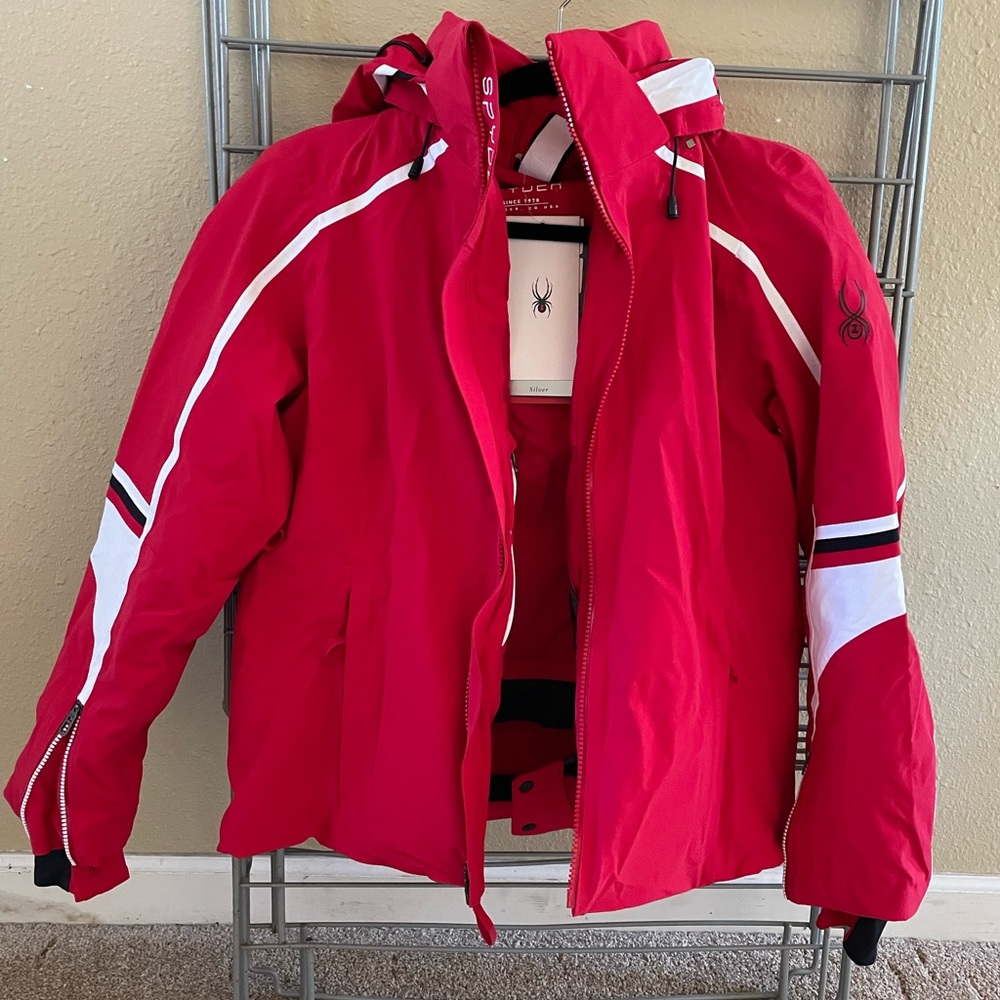 NWT Spyder Poise Womens Ski Jacket in Pulse Red